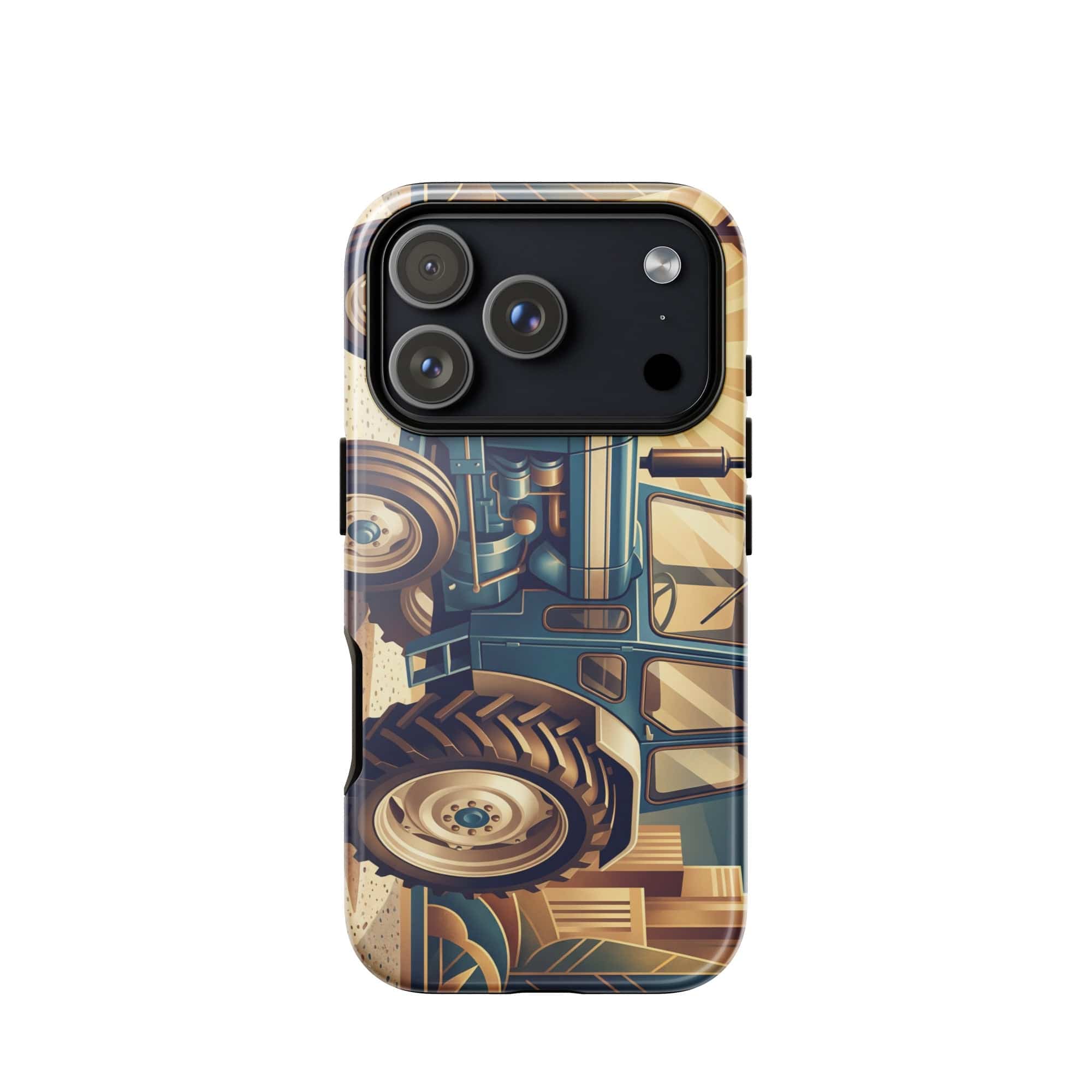 The Tractor Mugs Store iPhone 17 Pro Ford 5000 | Art Deco Tough Case for iPhone® Quality Farmers Merch