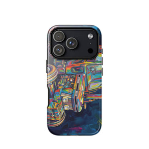 The Tractor Mugs Store iPhone 17 Pro Ford 6810 2WD | Splash Art Tough Case for iPhone® Quality Farmers Merch