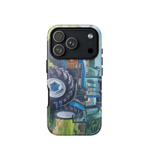 The Tractor Mugs Store iPhone 17 Pro Ford 7840 Splash Art | Tough Case for iPhone® Quality Farmers Merch