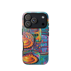 The Tractor Mugs Store iPhone 17 Pro John Deere 6930 | Splash Art Tough Case for iPhone® Quality Farmers Merch