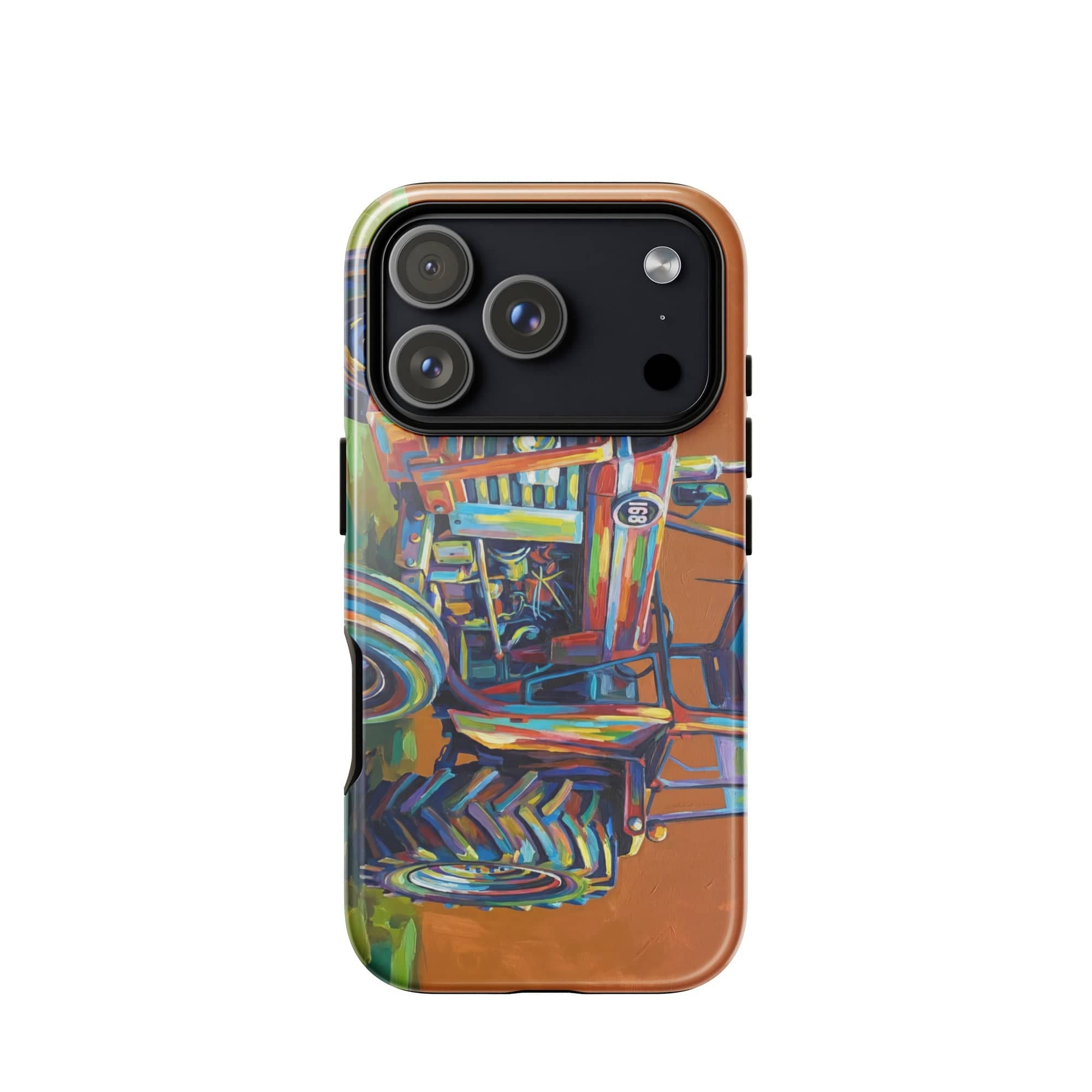 The Tractor Mugs Store iPhone 17 Pro Massey Ferguson 168 | Splash Art Tough Case for iPhone® Quality Farmers Merch