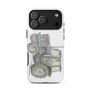 The Tractor Mugs Store iPhone 17 Pro Max Ford 6640 Pencil Sketch | Tough Case for iPhone® Quality Farmers Merch