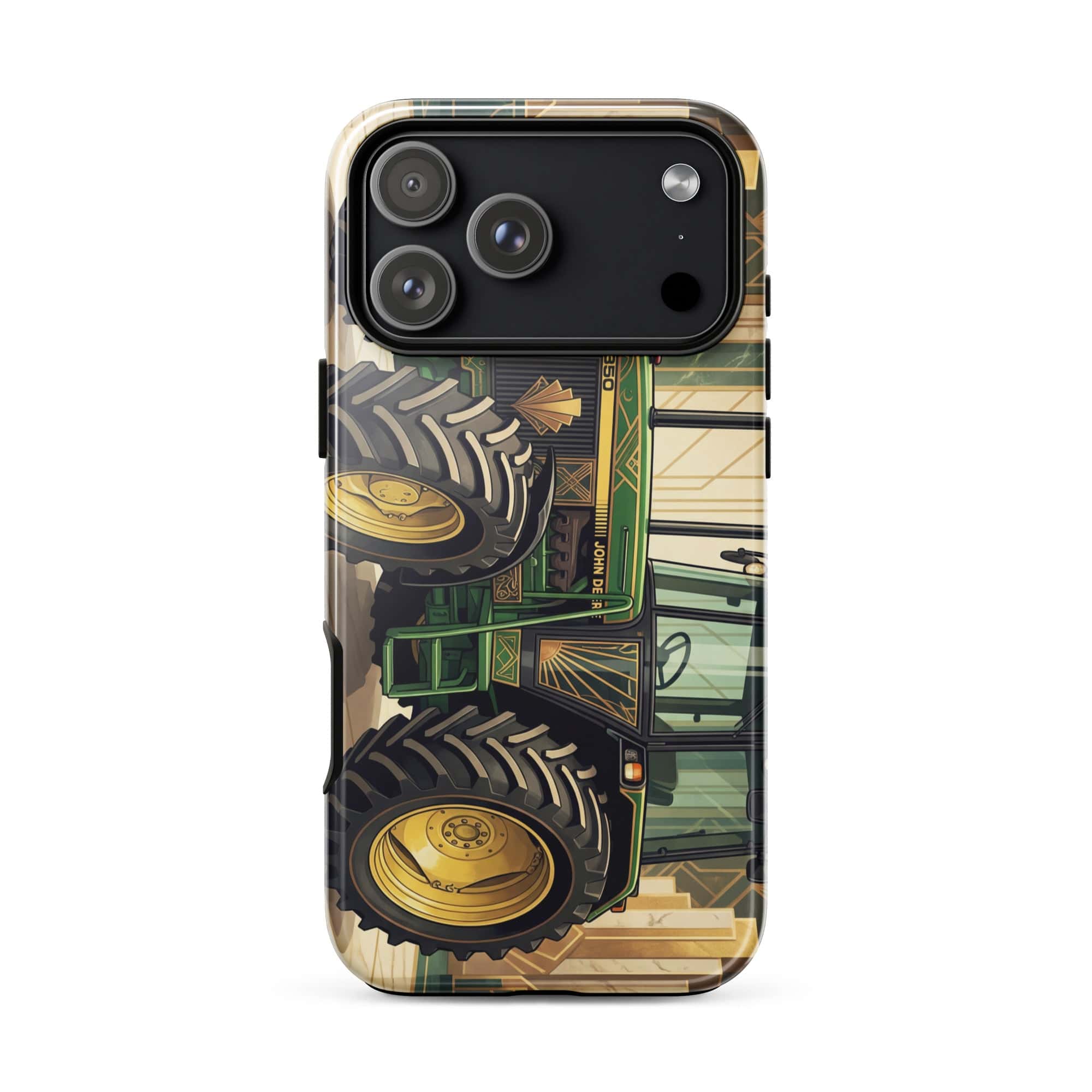 The Tractor Mugs Store iPhone 17 Pro Max John Deere 3350 | Art Deco Tough Case for iPhone® Quality Farmers Merch