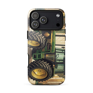 The Tractor Mugs Store iPhone 17 Pro Max John Deere 3350 | Art Deco Tough Case for iPhone® Quality Farmers Merch