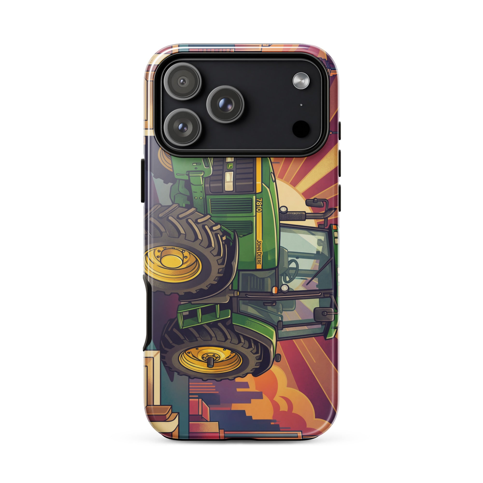 The Tractor Mugs Store iPhone 17 Pro Max John Deere 7810 | Art Deco Tough Case for iPhone® Quality Farmers Merch