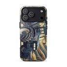The Tractor Mugs Store iPhone 17 Pro Max New Holland TM 155  | Art Deco Tough Case for iPhone® Quality Farmers Merch