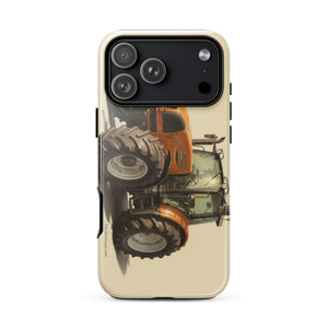 The Tractor Mugs Store iPhone 17 Pro Max Renault ares 696 rz Oil Painting | Tough Case for iPhone® Quality Farmers Merch