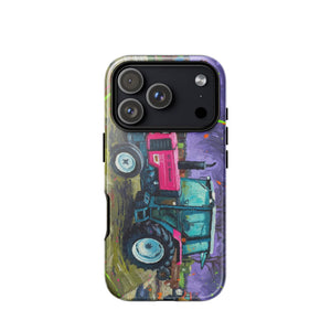 The Tractor Mugs Store iPhone 17 Pro Renault 65-32 MX Splash Art | Tough Case for iPhone® Quality Farmers Merch