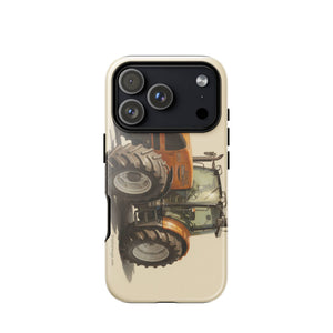The Tractor Mugs Store iPhone 17 Pro Renault ares 696 rz Oil Painting | Tough Case for iPhone® Quality Farmers Merch