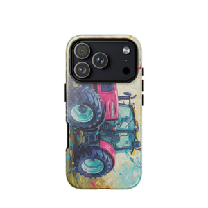 The Tractor Mugs Store iPhone 17 Pro Renault ares 696 rz Splash Art | Tough Case for iPhone® Quality Farmers Merch