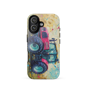 The Tractor Mugs Store iPhone 17 Renault ares 696 rz Splash Art | Tough Case for iPhone® Quality Farmers Merch