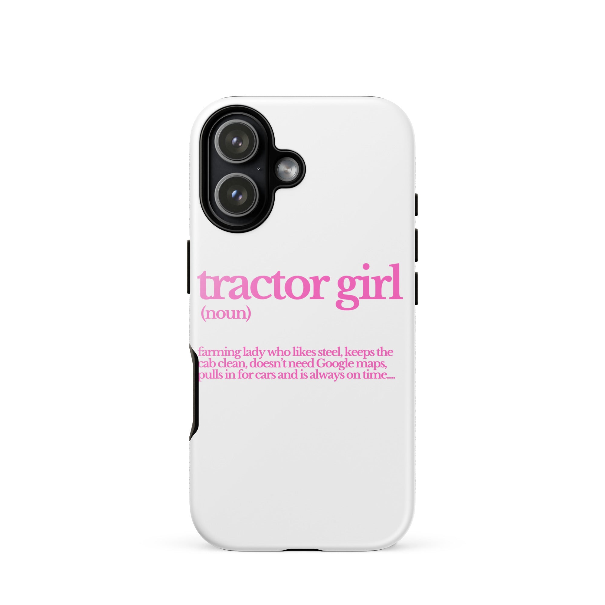 The Tractor Mugs Store iPhone 17 TRACTOR GIRL | Tough Case for iPhone® Quality Farmers Merch
