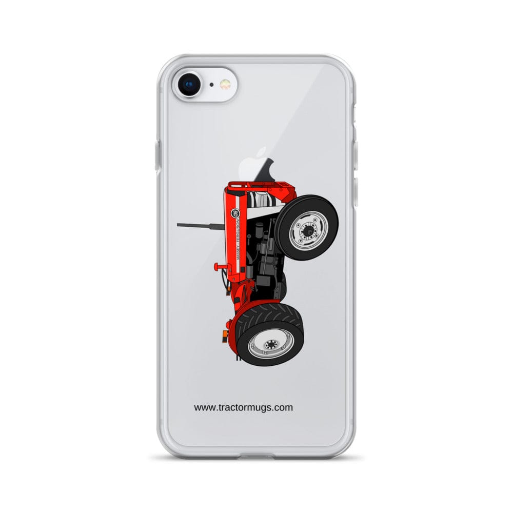 The Tractor Mugs Store iPhone 7/8 Massey Ferguson 135 with cab  |  Clear Case for iPhone® Quality Farmers Merch