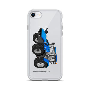 The Tractor Mugs Store iPhone 7/8 New Holland T6 180 Methane | Clear Case for iPhone® Quality Farmers Merch