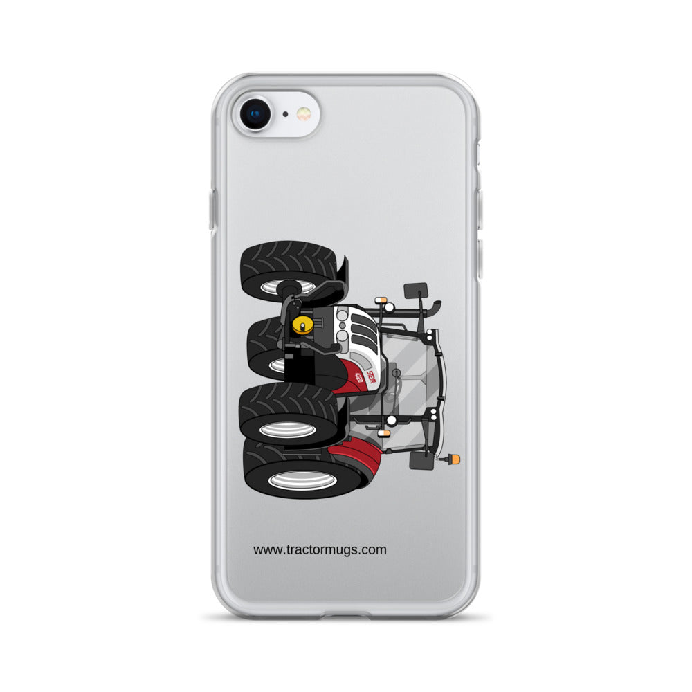 The Tractor Mugs Store iPhone SE Steyr 4120 Plus | Clear Case for iPhone® Quality Farmers Merch