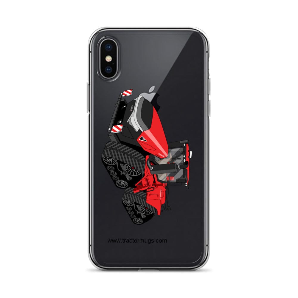 The Tractor Mugs Store iPhone X/XS Case IH Quadtrac 715 | Clear Case for iPhone® Quality Farmers Merch