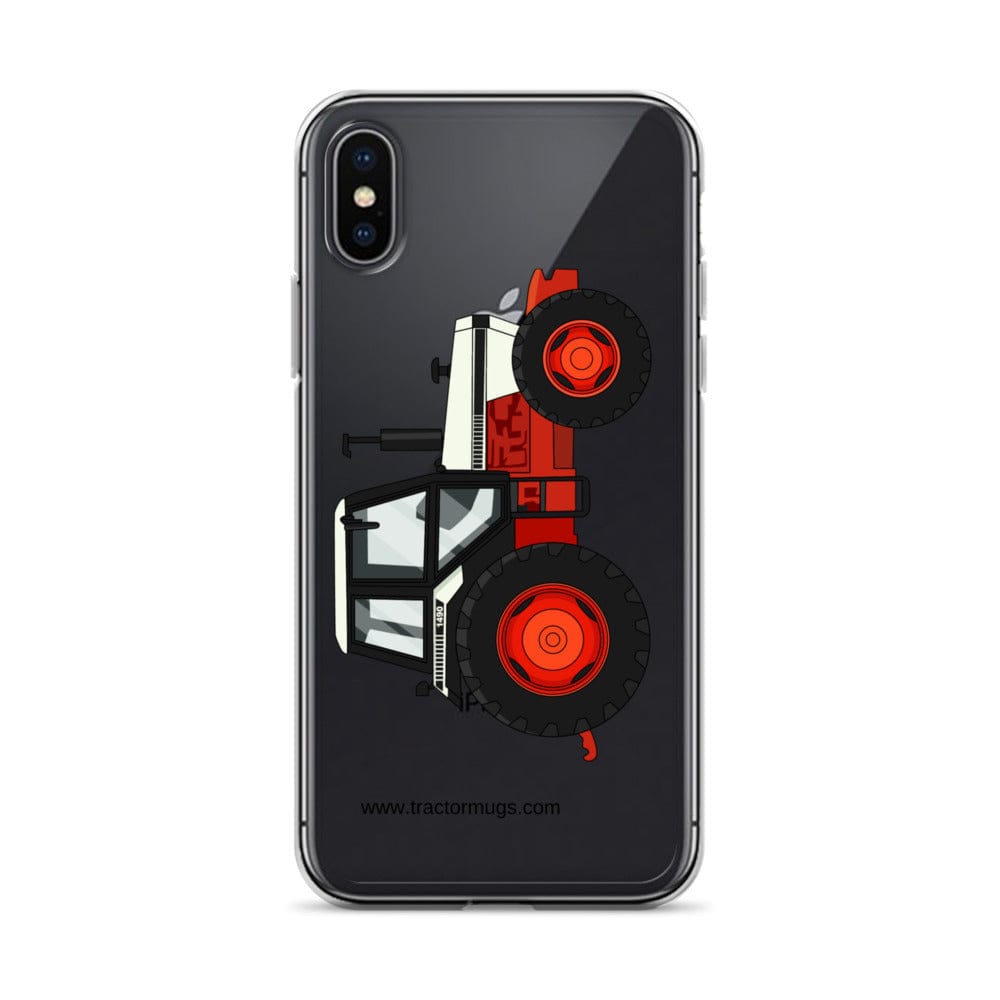The Tractor Mugs Store iPhone X/XS David Brown 1490 4WD | Clear Case for iPhone® Quality Farmers Merch
