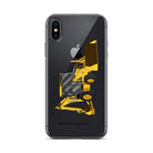 The Tractor Mugs Store iPhone X/XS John Deere 410G Backhoe | Clear Case for iPhone® Quality Farmers Merch