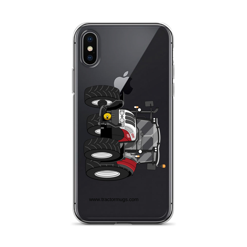 The Tractor Mugs Store iPhone X/XS Steyr 4120 Plus | Clear Case for iPhone® Quality Farmers Merch
