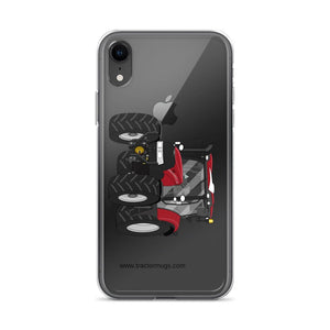 The Tractor Mugs Store iPhone XR Case IH Maxxum 150 Activedrive 8 | Clear Case for iPhone® Quality Farmers Merch