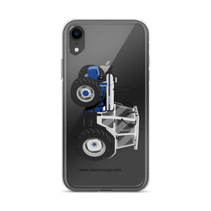 The Tractor Mugs Store iPhone XR Jubilee Edition Silver Tractor | Clear Case for iPhone® Quality Farmers Merch