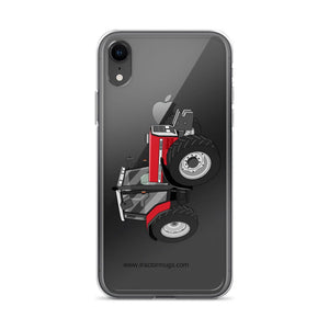 The Tractor Mugs Store iPhone XR Massey Ferguson 6180 | Clear Case for iPhone® Quality Farmers Merch