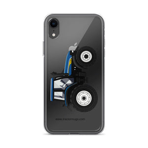 The Tractor Mugs Store iPhone XR New Holland TM 155 | Clear Case for iPhone® Quality Farmers Merch