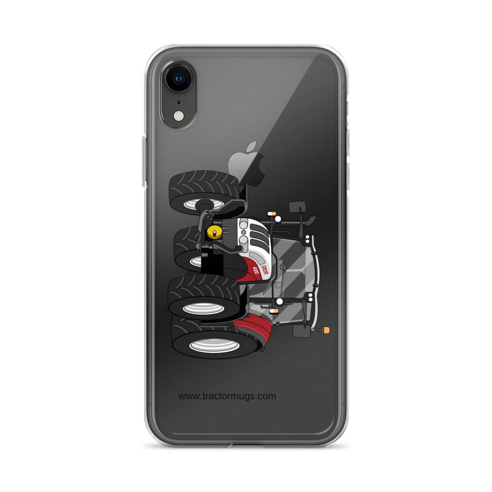 The Tractor Mugs Store iPhone XR Steyr 4120 Plus | Clear Case for iPhone® Quality Farmers Merch