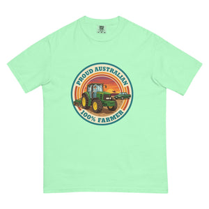 The Tractor Mugs Store Island Reef John Deere 6930 PROUD AUSTRALIAN 100% FARMER Retro | Unisex Premium T-shirt Quality Farmers Merch