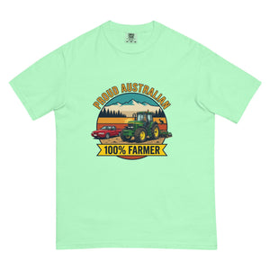 The Tractor Mugs Store Island Reef John Deere 7810 PROUD AUSTRALIAN 100% FARMER Outdoor | Unisex Premium T-shirt Quality Farmers Merch