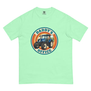 The Tractor Mugs Store Island Reef New Holland T7.225 DADDY'S OFFICE Retro | Unisex Premium T-shirt Quality Farmers Merch