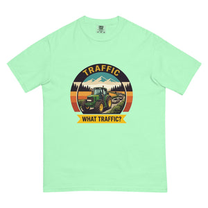 The Tractor Mugs Store Island Reef / S John Deere 6930 TRAFFIC WHAT TRAFFIC? Outdoor | Unisex Premium T-shirt Quality Farmers Merch