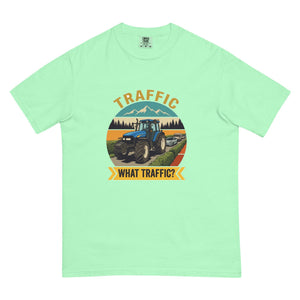 The Tractor Mugs Store Island Reef / S New Holland TM 155 TRAFFIC WHAT TRAFFIC? Outdoor | Unisex Premium T-shirt Quality Farmers Merch