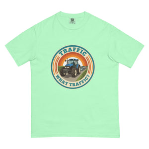 The Tractor Mugs Store Island Reef / S New Holland TM 155 TRAFFIC WHAT TRAFFIC? Retro | Unisex Premium T-shirt Quality Farmers Merch