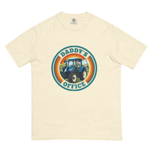 The Tractor Mugs Store Ivory New Holland T7.210 DADDY'S OFFICE Retro | Unisex Premium T-shirt Quality Farmers Merch