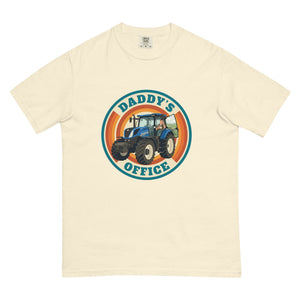 The Tractor Mugs Store Ivory New Holland T7.225 DADDY'S OFFICE Retro | Unisex Premium T-shirt Quality Farmers Merch