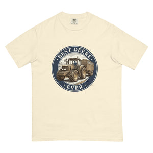 The Tractor Mugs Store Ivory / S John Deere 6930 BEST DEERE EVER Engraving | Unisex Premium T-shirt Quality Farmers Merch