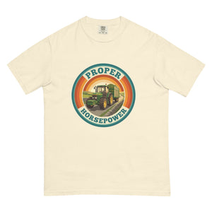 The Tractor Mugs Store Ivory / S John Deere 7810 PROPER HORSEPOWER | Unisex Premium T-shirt Quality Farmers Merch