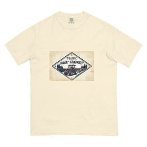 The Tractor Mugs Store Ivory / S John Deere 7810 TRAFFIC WHAT TRAFFIC? Heritage | Unisex Premium T-shirt Quality Farmers Merch