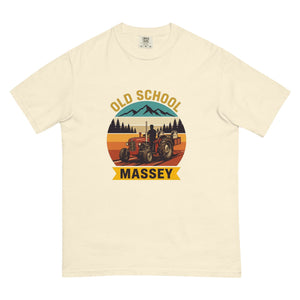 The Tractor Mugs Store Ivory / S Massey Ferguson 35X OLD SCHOOL MASSEY Outdoor | Unisex Premium T-shirt Quality Farmers Merch