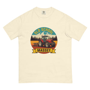 The Tractor Mugs Store Ivory / S Massey Ferguson 6480 OLD SCHOOL MASSEY Outdoor | Unisex Premium T-shirt Quality Farmers Merch