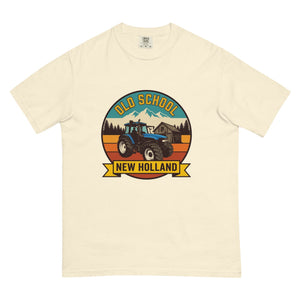 The Tractor Mugs Store Ivory / S New Holland TM 135 OLD SCHOOL NEW HOLLAND Outdoor | Unisex Premium T-shirt Quality Farmers Merch
