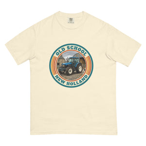 The Tractor Mugs Store Ivory / S New Holland TM 135 OLD SCHOOL NEW HOLLAND Retro | Unisex Premium T-shirt Quality Farmers Merch