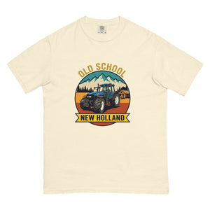 The Tractor Mugs Store Ivory / S New Holland TM 155 OLD SCHOOL NEW HOLLAND Outdoor | Unisex Premium T-shirt Quality Farmers Merch