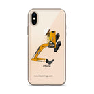 The Tractor Mugs Store JCB 370 LC | Clear Case for iPhone® Quality Farmers Merch