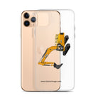 The Tractor Mugs Store JCB 370 LC | Clear Case for iPhone® Quality Farmers Merch