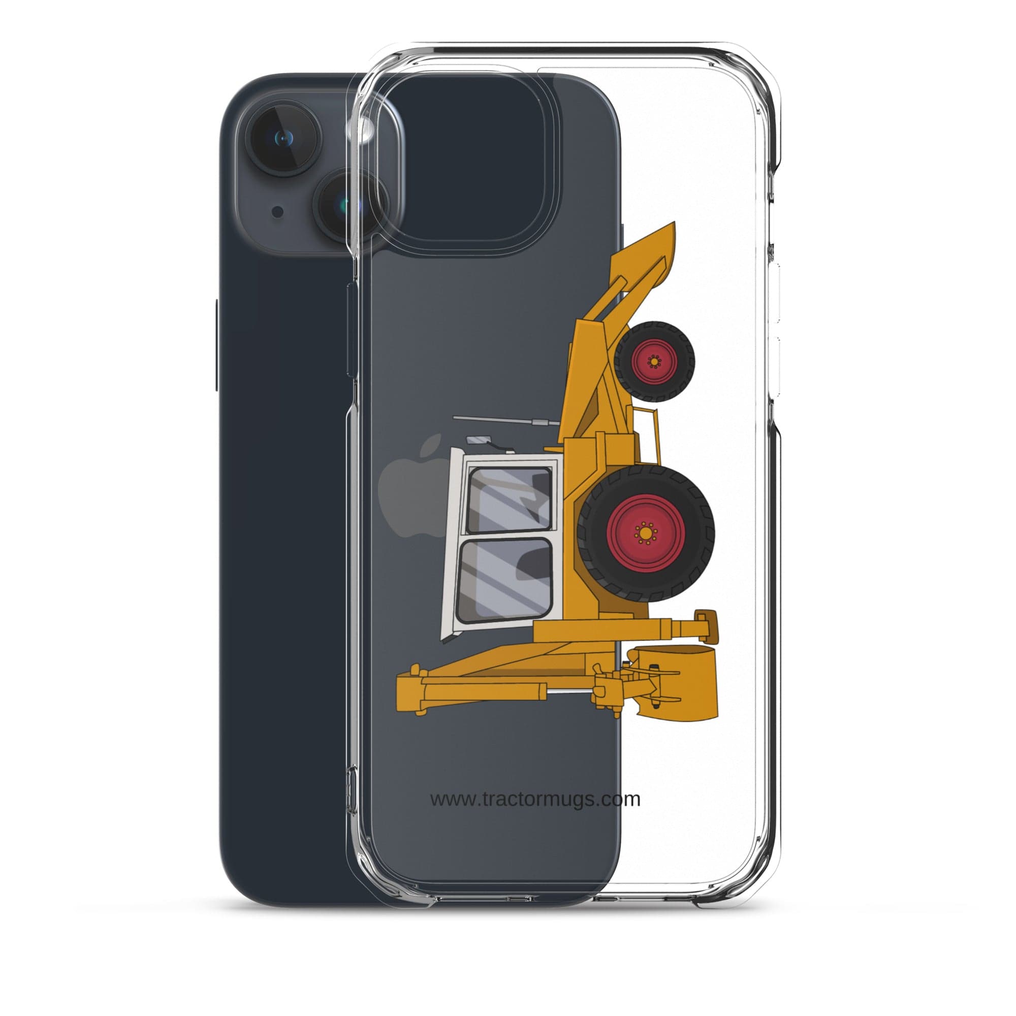 The Tractor Mugs Store JCB 3C (1975) | Clear Case for iPhone® Quality Farmers Merch