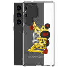 The Tractor Mugs Store JCB 3C II Backhoe | Clear Case for Samsung® Quality Farmers Merch