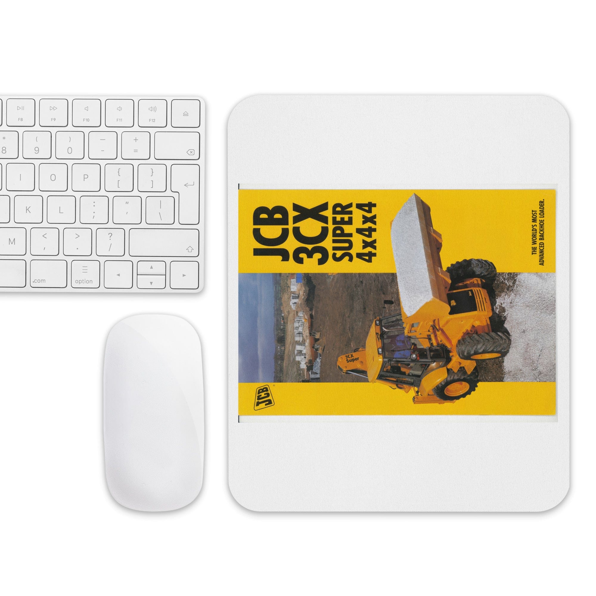 The Tractor Mugs Store JCB 3CX 4x4x4 Brochure | Mouse pad Quality Farmers Merch