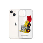 The Tractor Mugs Store JCB 3CX 70th Anniversary Edition | Clear Case for iPhone® Quality Farmers Merch